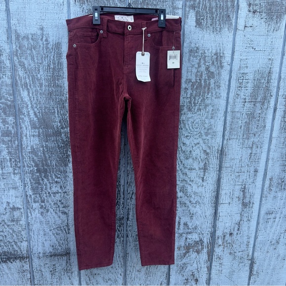 Lucky Brand Pants - New nwt 🏷️ Lucky brand corduroy maroon pants size 10